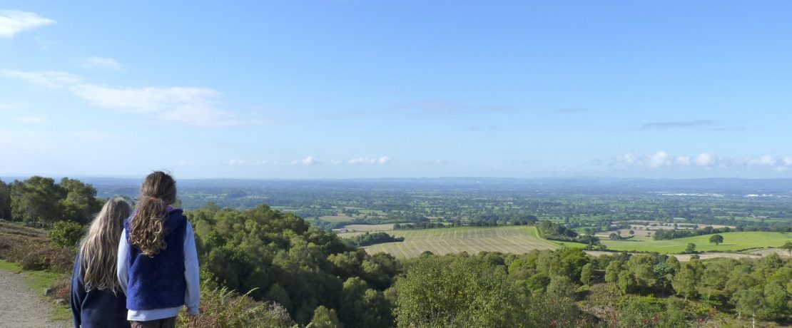 View from the Bickerton Hills, part of the Sandstone Ridge